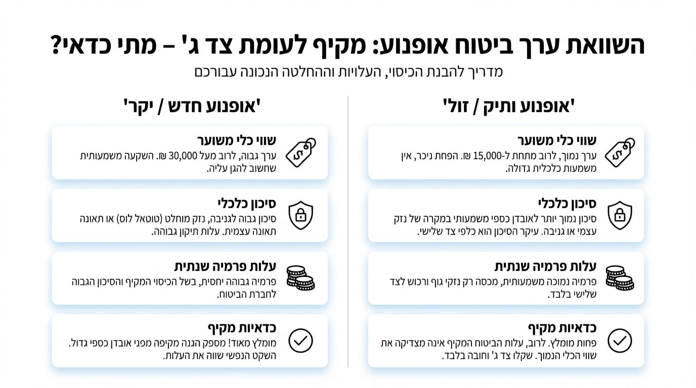 בדיקת פוליסת ביטוח אופנוע - מה חשוב לשים לב אליו
