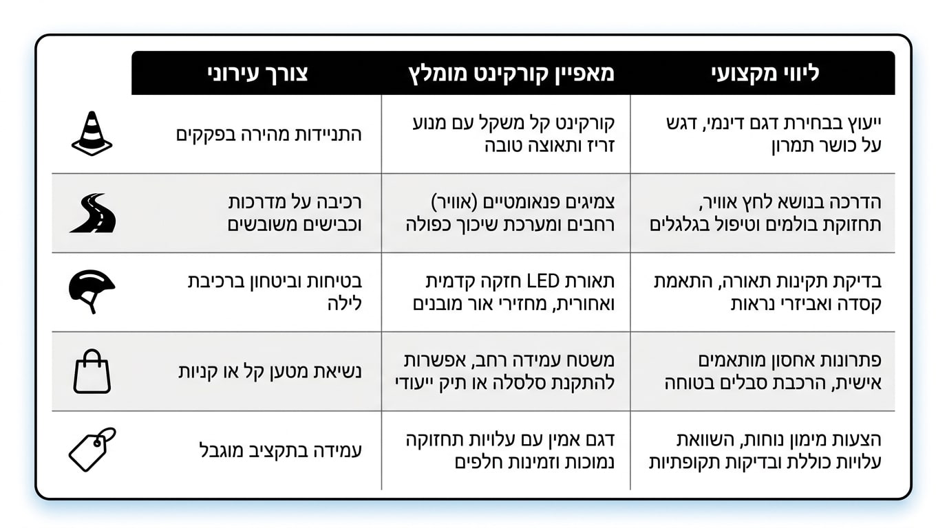 בטיחות קטנוע עירוני – מה חשוב לדעת, הונדה אופנועים ישראל